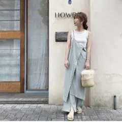 【HOWDY.】 rib cami ✕ pants set