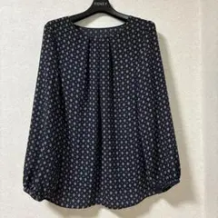 クードシャンス♡ネイビー花柄ブラウス 38