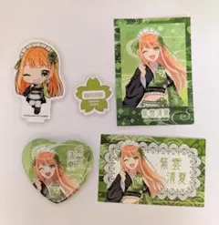 紫雲清夏　学園アイドルマスター　東京駅　缶バッジミニフォトアクスタ特典カード