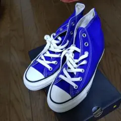 新品☆Converse All Star ハイカットスニーカー 青 コンバース
