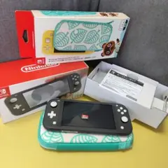 任天堂 Switch Lite グレー 本体 256GB SDカード ケース付き