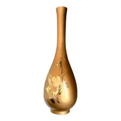 金色の花瓶 花器 一輪挿し