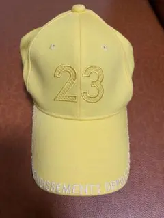 23区ゴルフ イエローキャップ