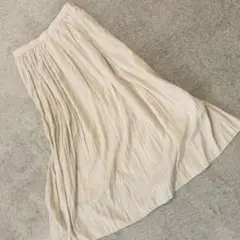 Washable JUSGLITTY スパークシフォンマチフレアスカート