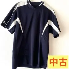 Mizuno ネイビー Vネック ユニフォーム　練習着