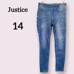 Justice【14】ミッドライズレギング ジーンズ 海外古着