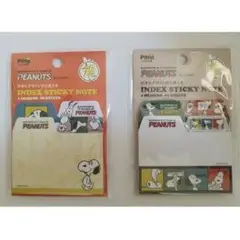 PEANUTS インデックススティッキーノート 2パック