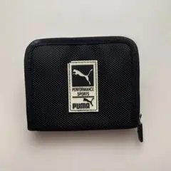 PUMA ナイロン コインケース 黒　財布　小銭入れ　キッズ　ジュニア