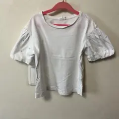 Zara ザラ　パーツ付パフスリーブ Tシャツ　　128