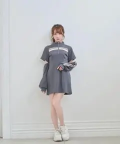 ロゼミューズ 2wayジャージミニワンピース Rosé Muse 2way jersey mini one piece