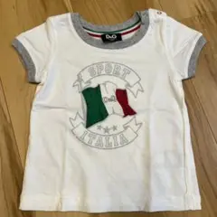 子供服 ドルチェu0026ガッバーナ/Du0026G Tシャツ 74-80サイズ 約2万円