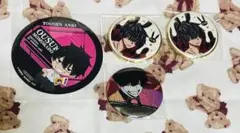 桃源暗鬼 バニー 缶バッジ コースター 特典 桃角