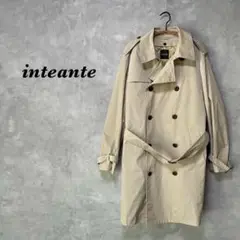 【美品】インテアント トレンチコート ライナー付き ベージュ M 1701