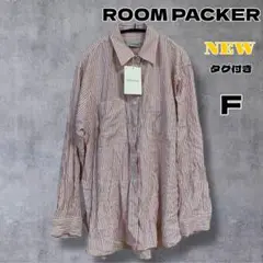 【新品】ROOM PACKER ストライプシャツ ブラウス