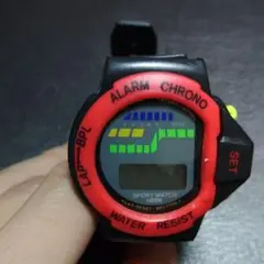 CASIO SKX-1000 デジタル 腕時計 レッド ブラック