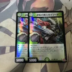 逆転の剣スカイソード2枚セット 24EX3 R 33/80 ホイル
