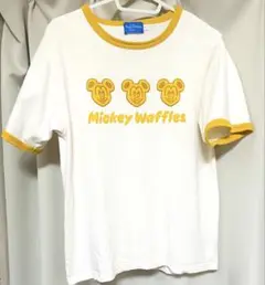 Sサイズ　ディズニーランド ミッキー ワッフル Tシャツ メンズ レディース