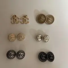 シャネル ピンバッチ セット　セール　CHANELボタン set 8