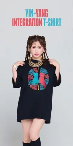 新品 anvivid Happyちゃん YIN-YANG T-SHIRT M2枚