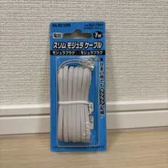 ELECOM モジュラーケーブル 7m ホワイト