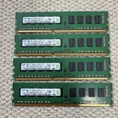PC3L-10600 4GB 4枚 16GB Samsung メモリ