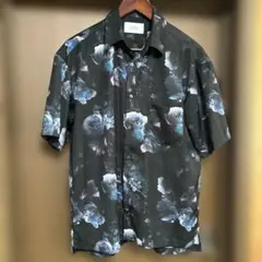 studious ダークフラワー ビッグシルエットシャツ