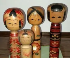 伝統工芸品 こけし4体
