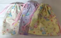 ★値下げ【ハンドメイド】コップ入れ3枚/18*20/ ハニー