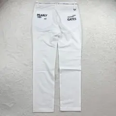 未使用品 PEARLY GATES パンツ シアサッカー ホワイト　サイズ6