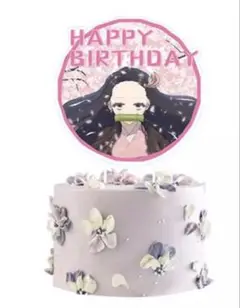 鬼滅の刃　ケーキトッパー　お祝い　誕生日　バースデー　ピック　飾り