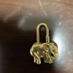 HERMES カデナゾウ象 エレファントゴールドキーホルダー