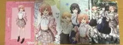 俺ガイル 総武高校奉仕部模擬店 特典イラストカード 由比ヶ浜結衣　4枚セット