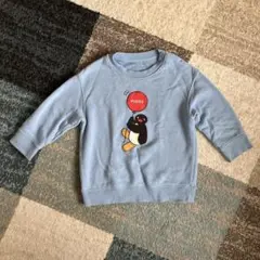 PINGUキャラクター水色トレーナー