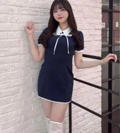 OLIVE des OLIVE 【看痩せ◎】 3way ドッキングミニワンピ