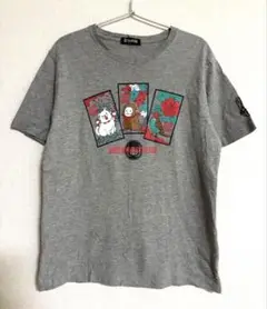 鬼灯の冷徹 花札柄 Tシャツ シロ 柿助 ルリオ L