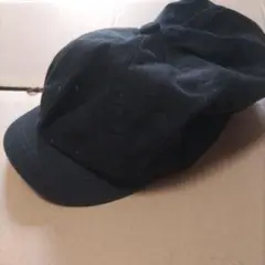 キャスケット　黒