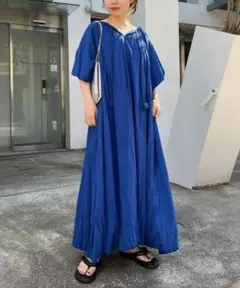 CIAOPANIC TYPY 2WAYカフタンバルーンワンピース　ブルー