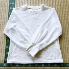 ホワイト長袖トップス