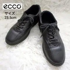 【美品】ecco　エコー　スニーカー　コンフォート　レザー　ブラック