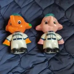 【セット】シアトルマリナーズ ソフビ サトちゃん サトコちゃん 貯金箱 2002