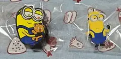 【匿名】ミニオンズ　ボブ　ケビン　アクリル　ラバー　クリップ