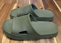 超美品 しまむら メンズ 疲労回復 リカバリーサンダル サイズL スリッパ