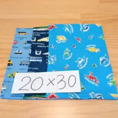 男の子柄☆ランチョンマット20×30♪１枚仕立て・3枚セット