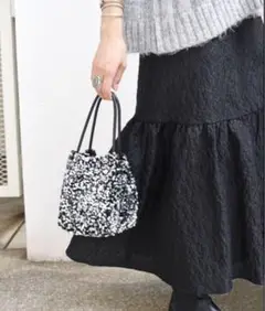 美品⭐︎SHIPS any スパンコール 2WAY ショルダー バッグ