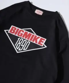 【未使用品】BIGMIKE ブラック ロングスリーブ Tシャツ XL
