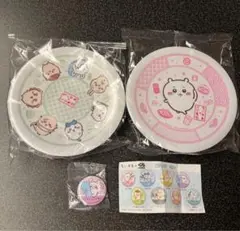 くら寿司　お皿　全員集合　ちいかわ　缶バッジ　 モモンガ　３点セット　新品