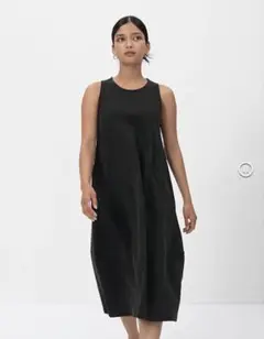 新品タグ付きユニクロジャージバルーン丈短めワンピースXXL