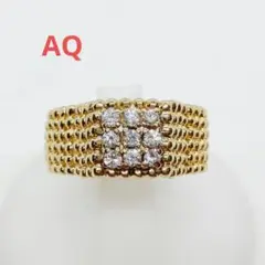 アクアスキュータム ダイヤ リング