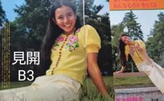 1970年代アイドル切抜　南沙織　ティーン向け週刊誌　切り抜きセット