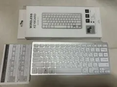 3coins ワイヤレスキーボード 78キー シルバー